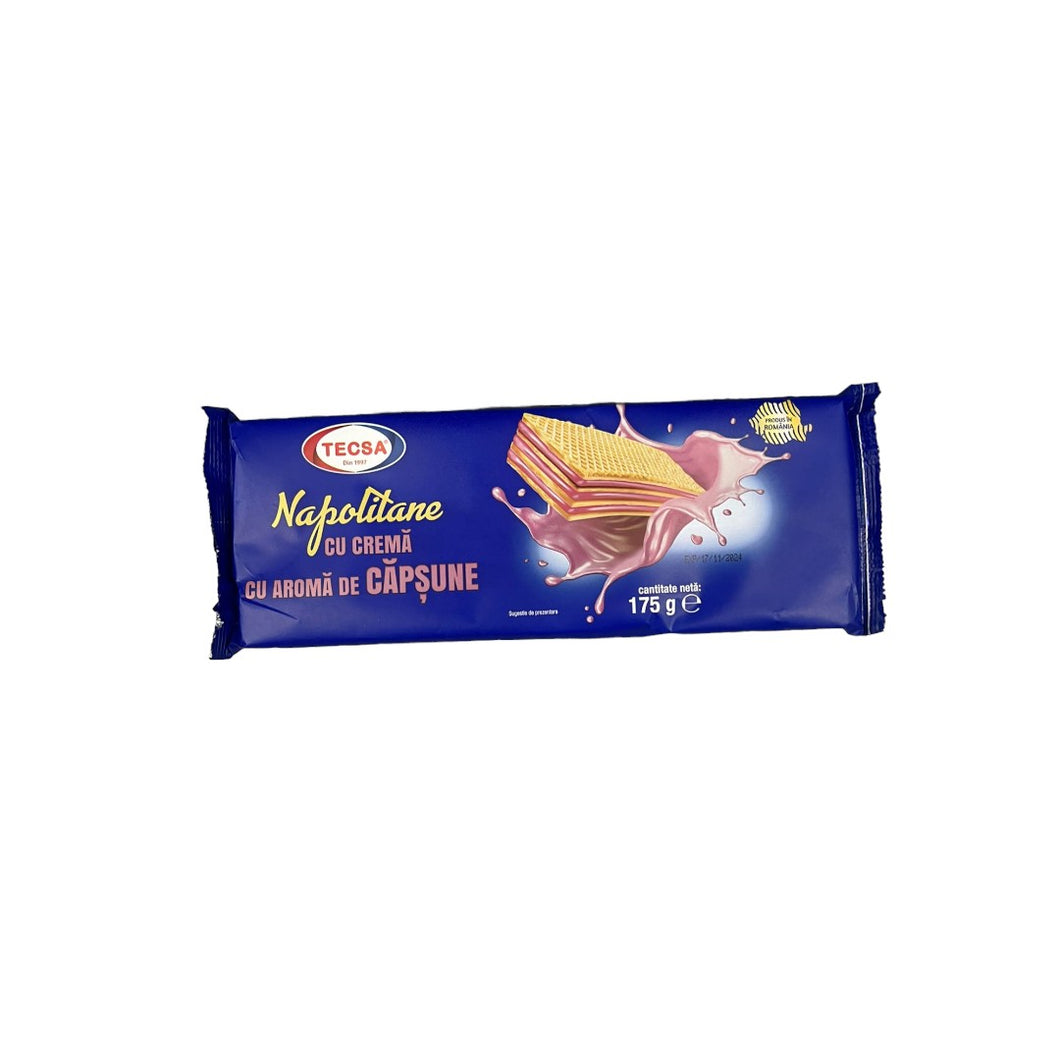 NAPOLITANE TESCA CU CREMA CAPSUNI 175G