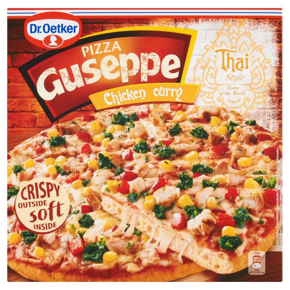 PIZZA GUSEPPE CHIKEN CURRY 375G