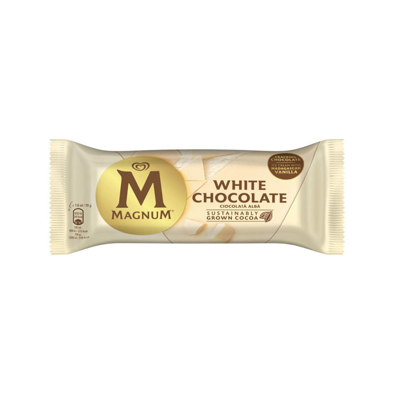 INGHETATA MAGNUM WHITE CHOCOLATE 110ML