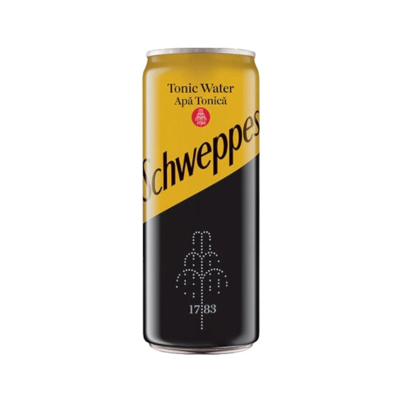 SCHWEPPES TONIC WATER DOZA 0.33L + AMBALAJ SGR 0.5LEI