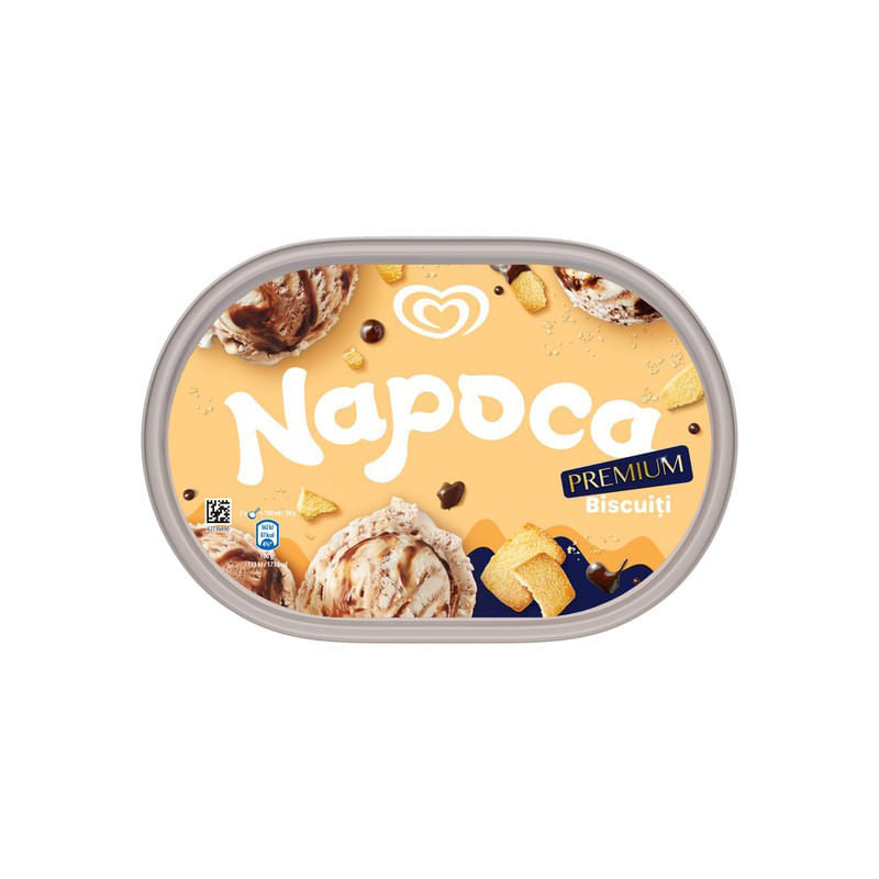 INGHETATA NAPOCA PREMIUM BISCUITI 900ML