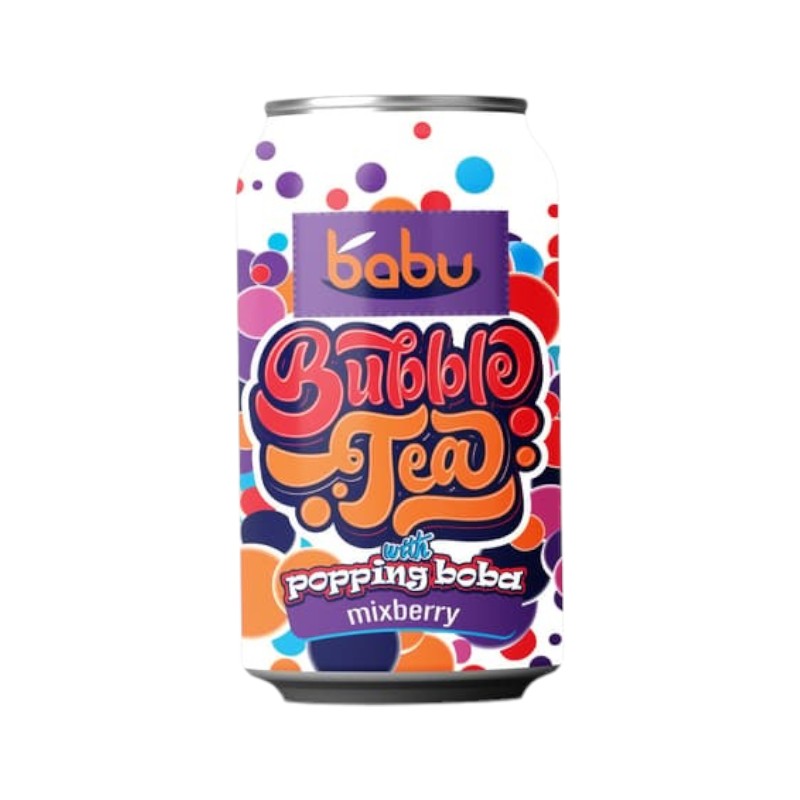 SUC BABU BUBBLE TEA MIXBERRY 315ML DOZA