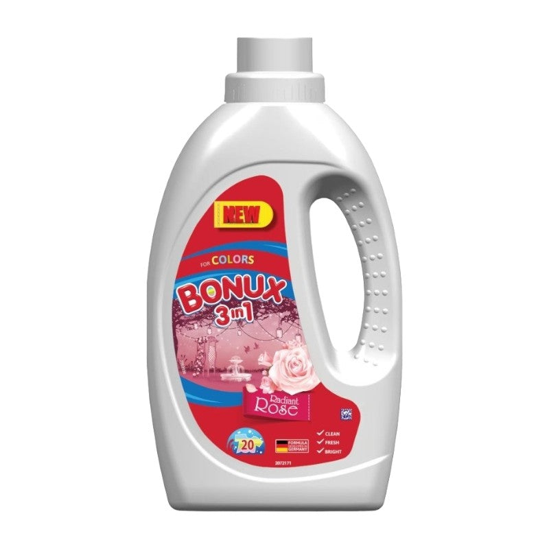 DETERGENT BONUX 3 IN 1 ROSE 1.1L