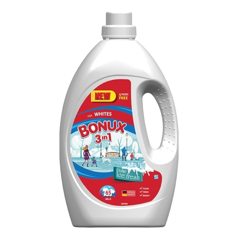 DETERGENT BONUX LICHID WHITE ICE FRESH 3.575L