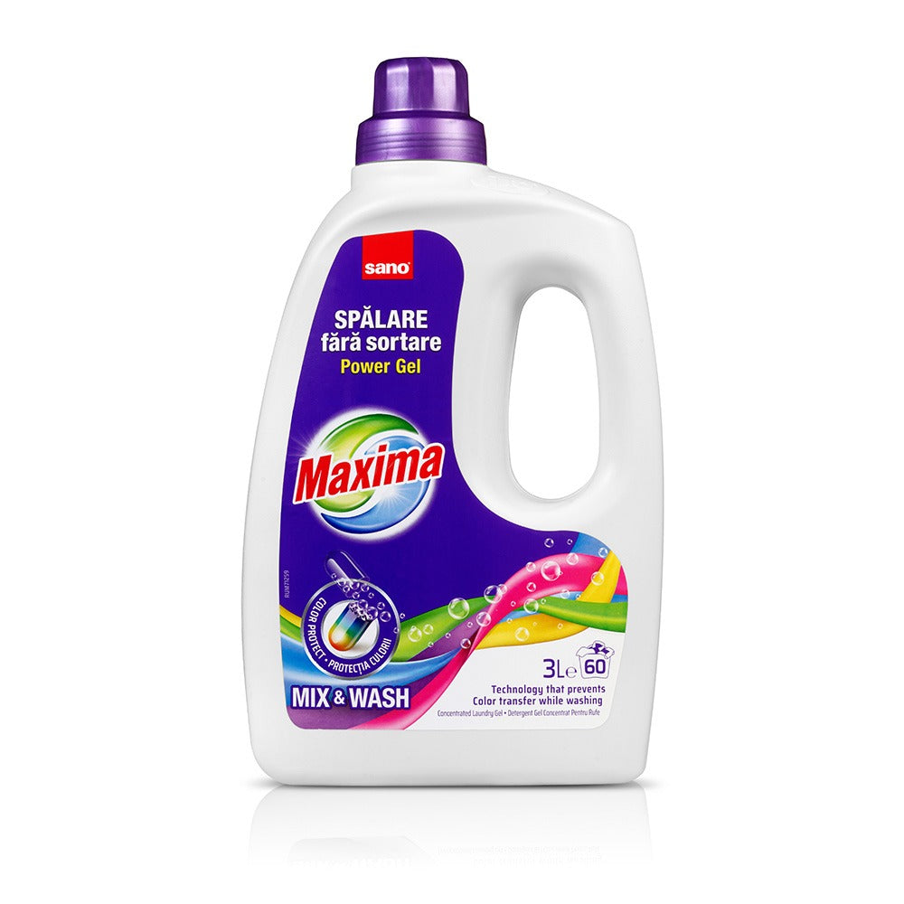 DETERGENT DE RUFE GEL SANO MAXIMA 3L