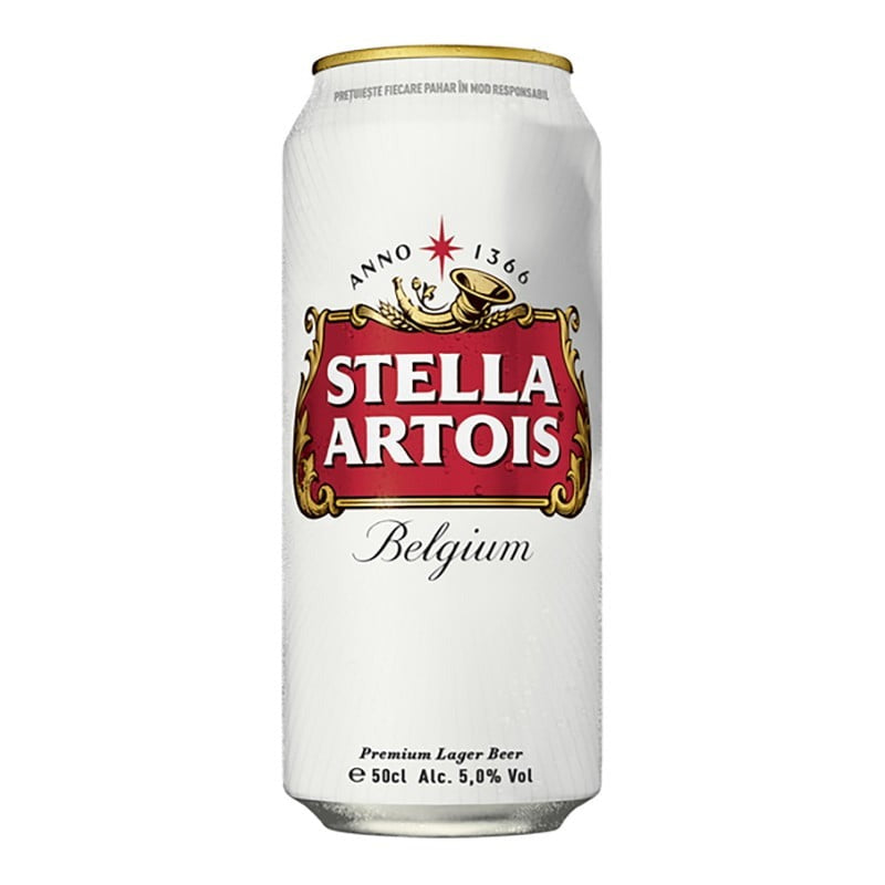 BERE STELLA ARTOIS CU ALCOOL DOZA 0.5L