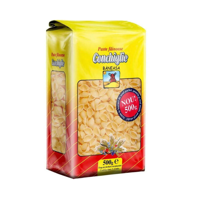 PASTE FAINOASE BANEASA CONCHIGLIE 500G