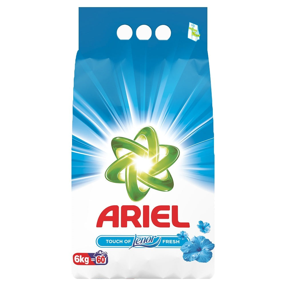 DETERGENT RUFE ARIEL LENOR 6KG