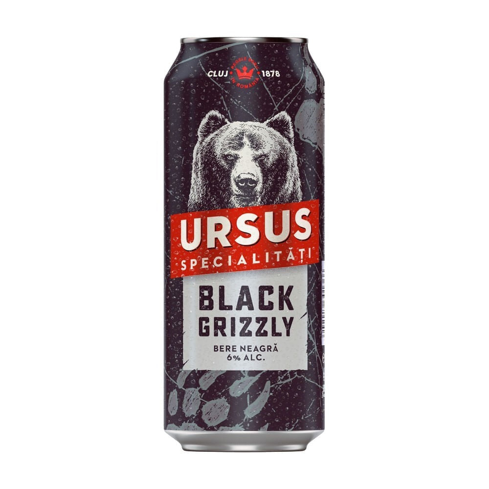 BERE URSUS BLACK 0.5L DOZA + AMBALAJ SGR 0.5LEI