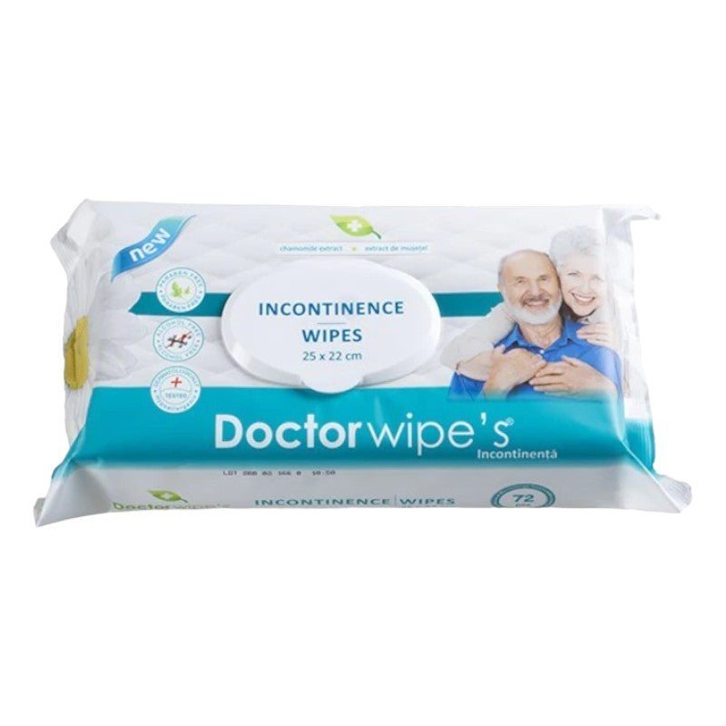 SERVETELE UMEDE DR. WIPES INCONTINENTA 72BUC