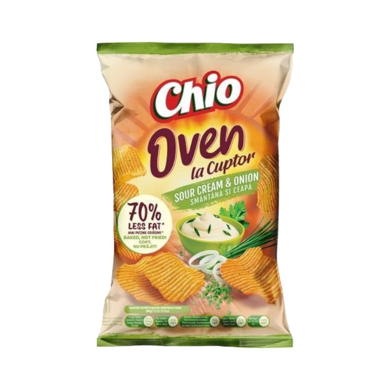 CHIPSURI CHIO OVEN SMANTANA CEAPA 125G