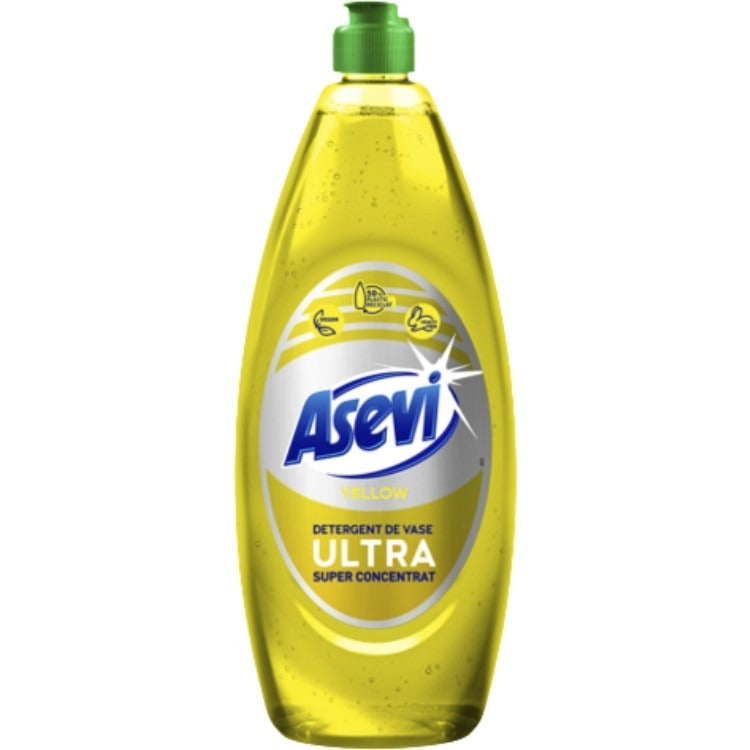DETERGENT VASE ASEVI YELOW 650ML