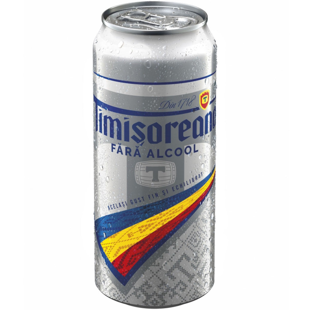 BERE TIMISOREANA FARA ALCOOL 0.5L DOZA + AMBALAJ SGR 0.5LEI