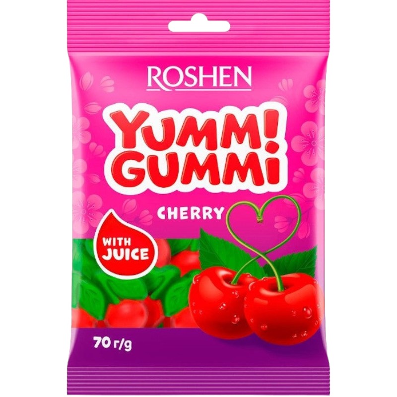 YUMMI GUMMI CHERRY ROSHEN 70G