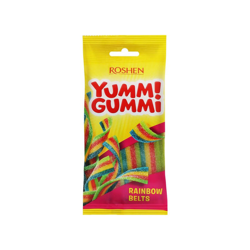 YUMMI GUMMI RAINBOW BELTS ROSHEN 70G