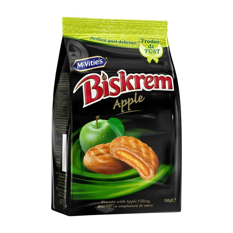 BISCUITI BISKREM CU MAR 160G