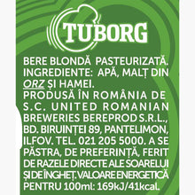 Încarcă imaginea în vizualizatorul Galerie, BERE TUBORG 750ML + AMBALAJ SGR 0.5 LEI
