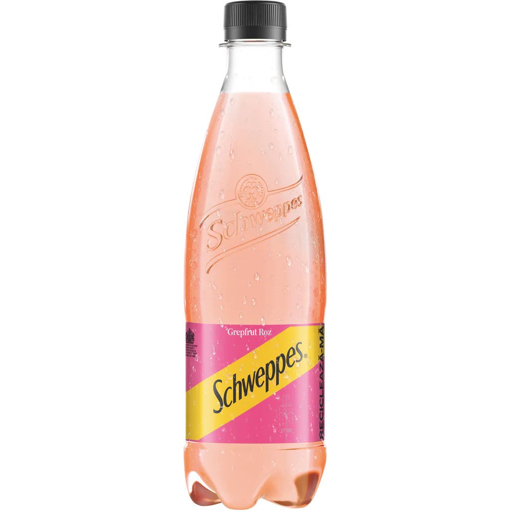 SCHWEPPES GRAPEFRUIT ROZ 1.5L + AMBALAJ SGR 0.5LEI