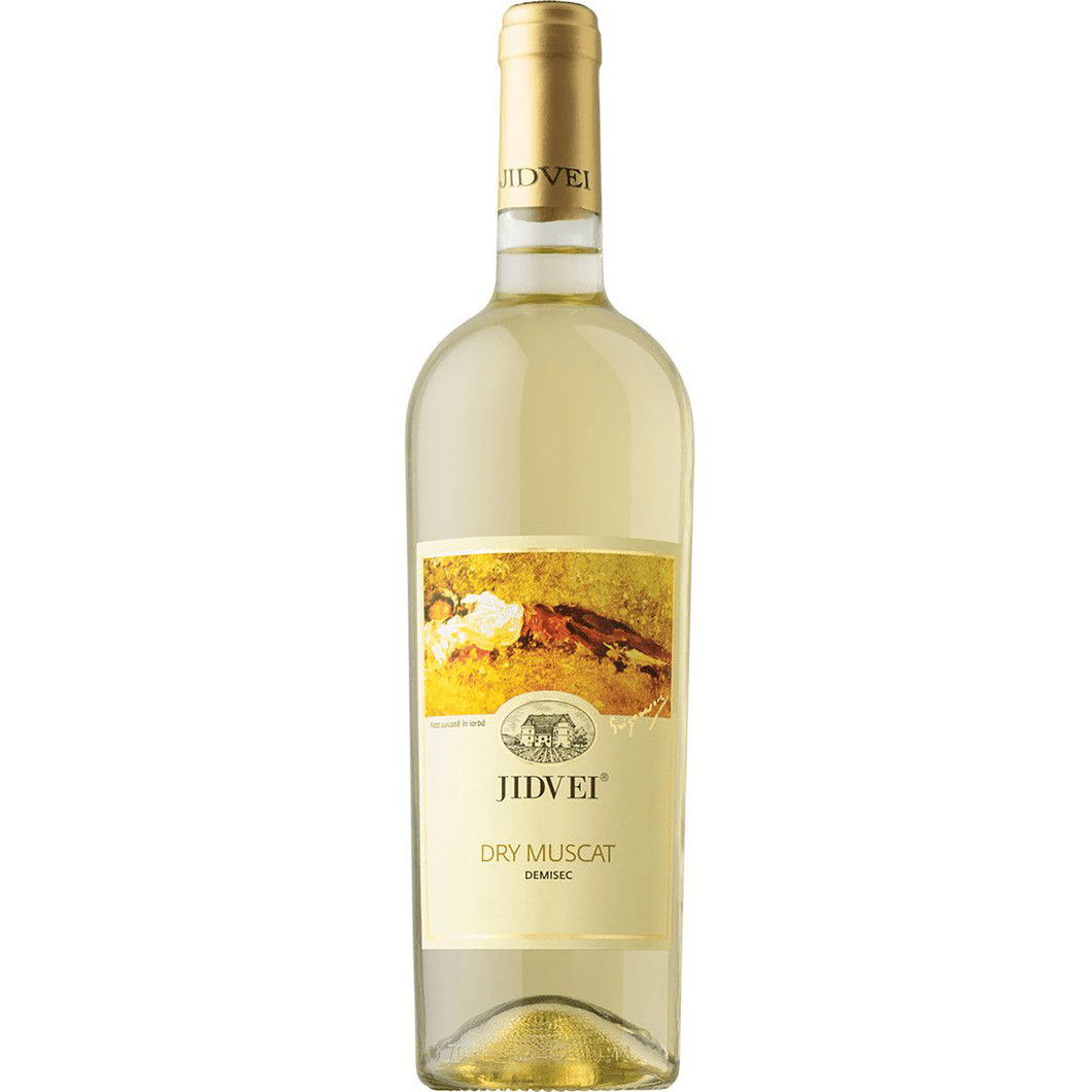 VIN JIDVEI DRY MUSCAT ALB DEMISEC 0.75L