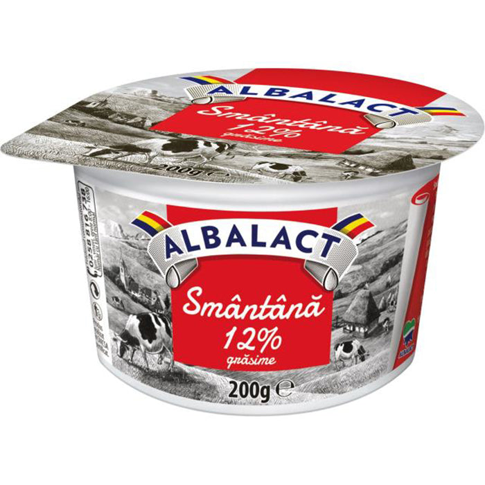 SMANTANA ALBALACT 12% GRASIME 200G