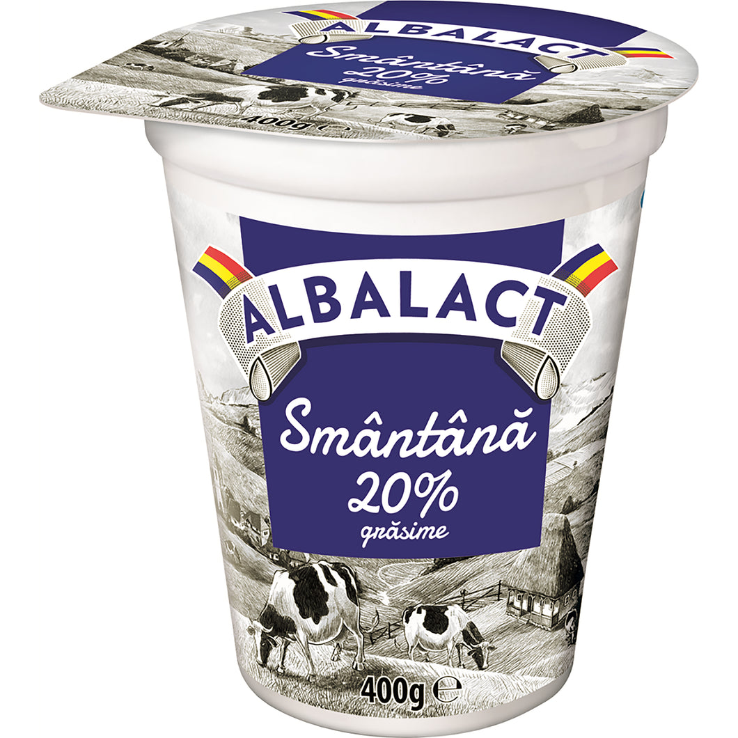 SMANTANA ALBALACT 20%GRASIME 400G