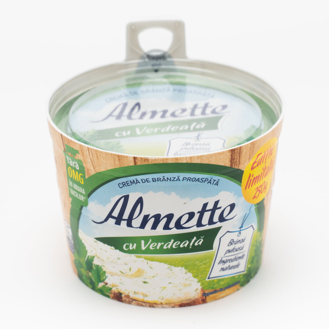 CREMA DE BRANZA ALMETTE VERDEATA 250G