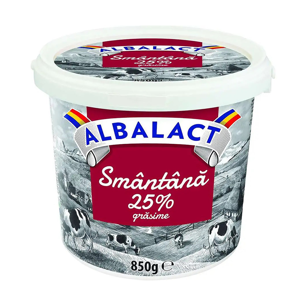 SMANTANA ALBALACT 25% GRASIME 850G