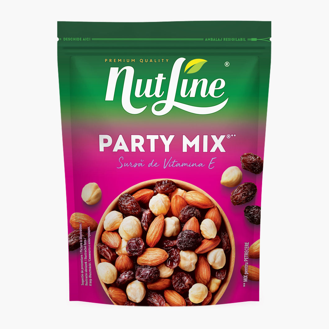 PARTY MIX MIGDALE ALUNE STAFIDE NUTLINE 150G