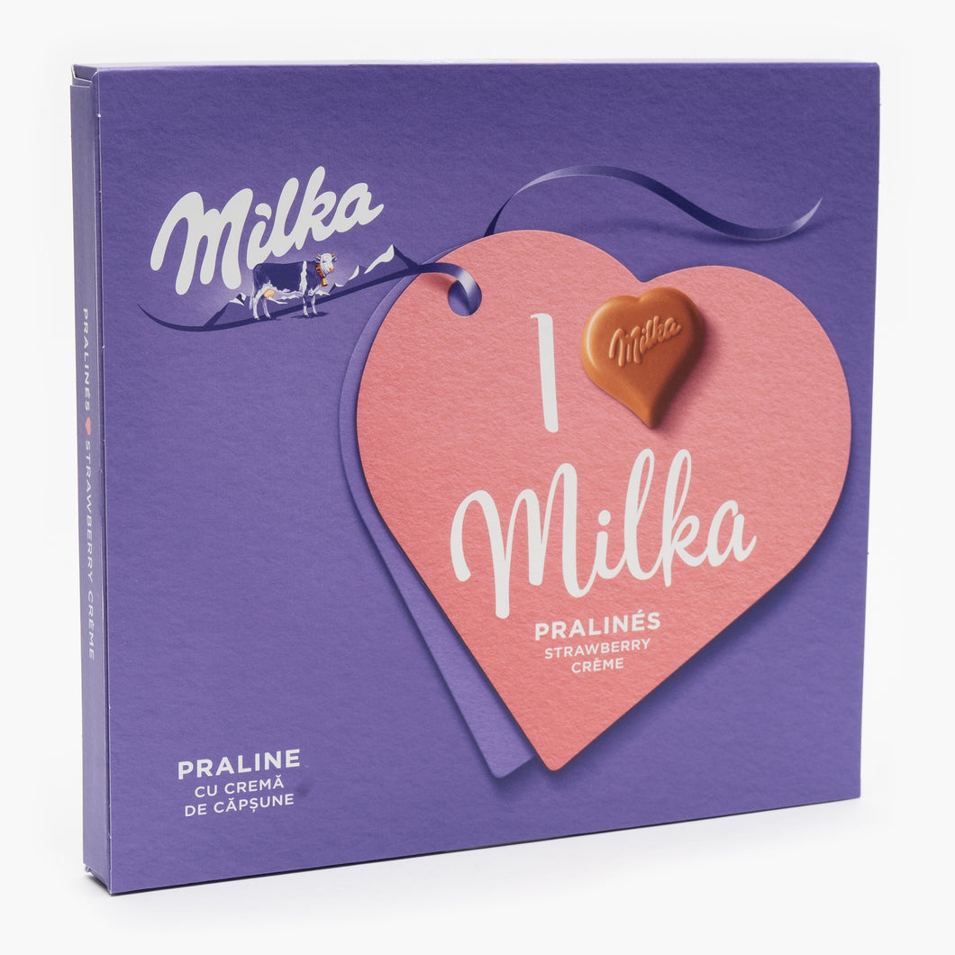 PRALINE I LOVE MILKA CAPSUNI 110G