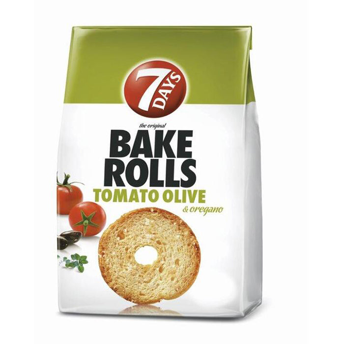 SNACKS 7DAYS BAKE ROLLS ROSII&MASLINE 80G