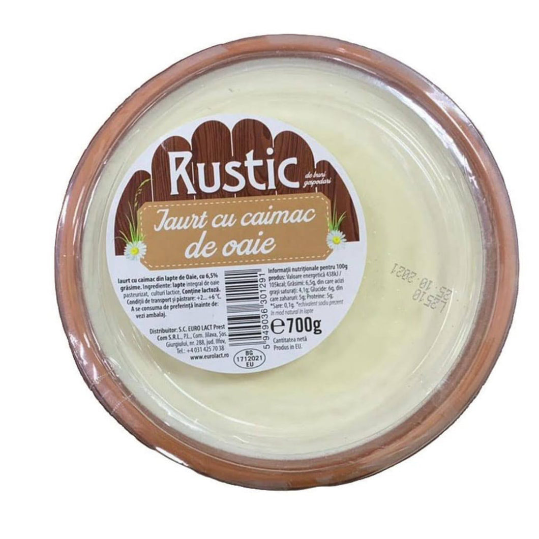 IAURT RUSTIC CU CAIMAC DE OAIE 700G