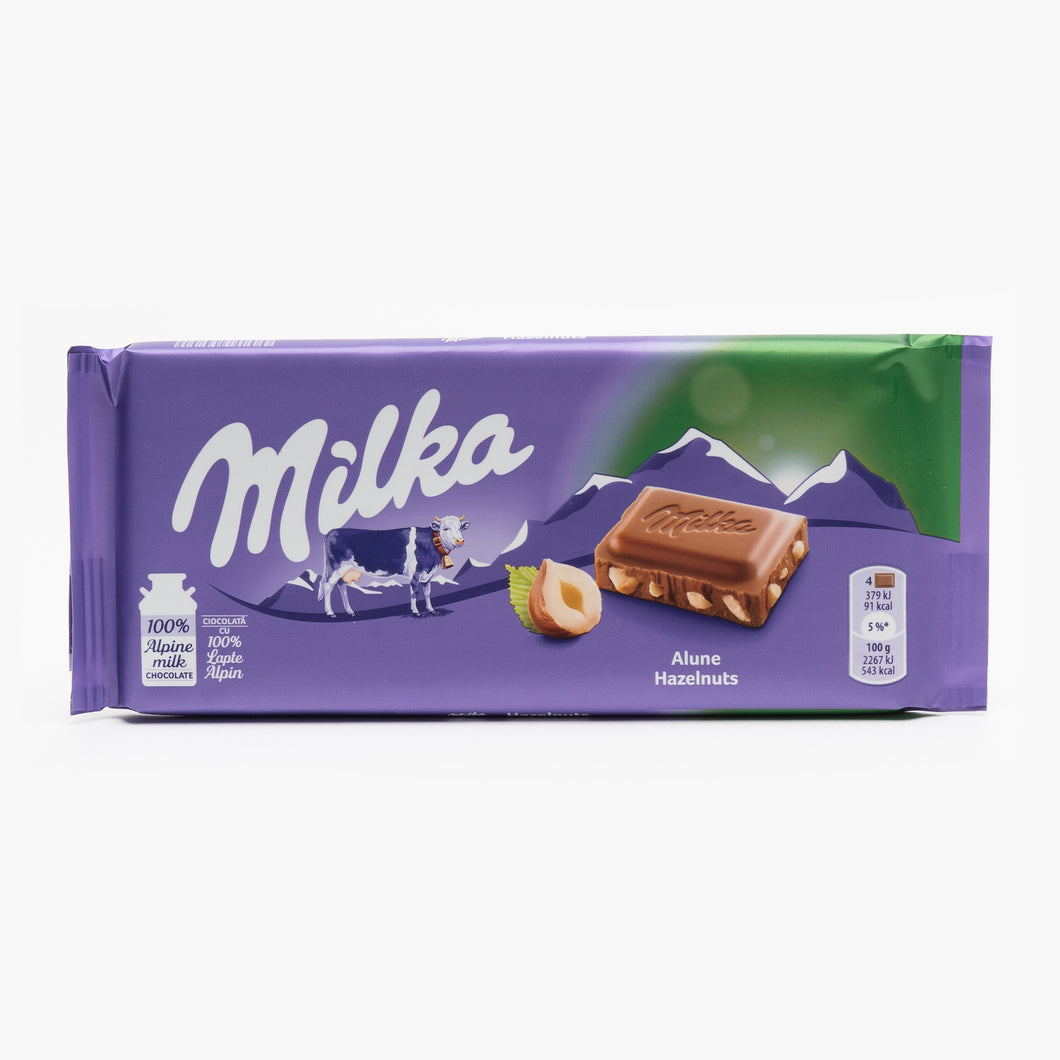 CIOCOLATA MILKA HAZELNUTS 100G