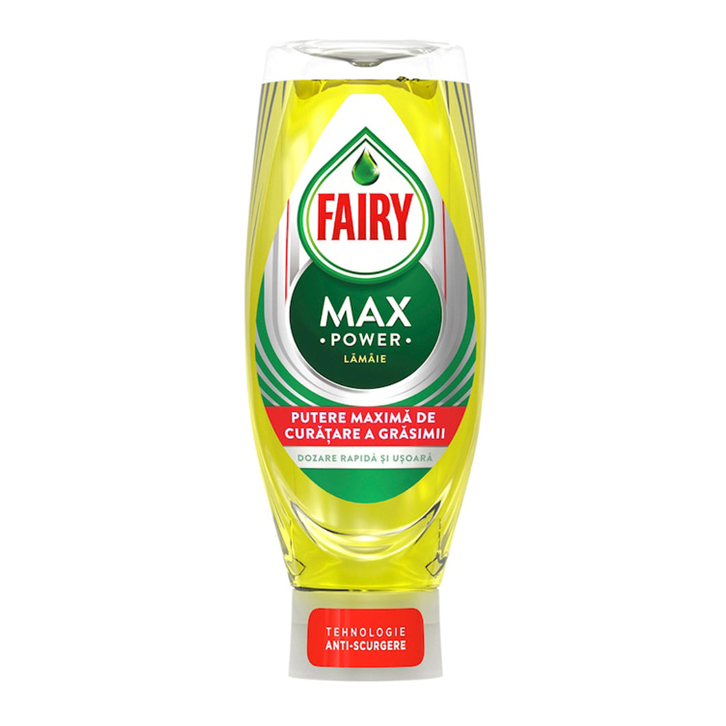 DETERGENT DE VASE FAIRY LEMON MAX POWER 450ML