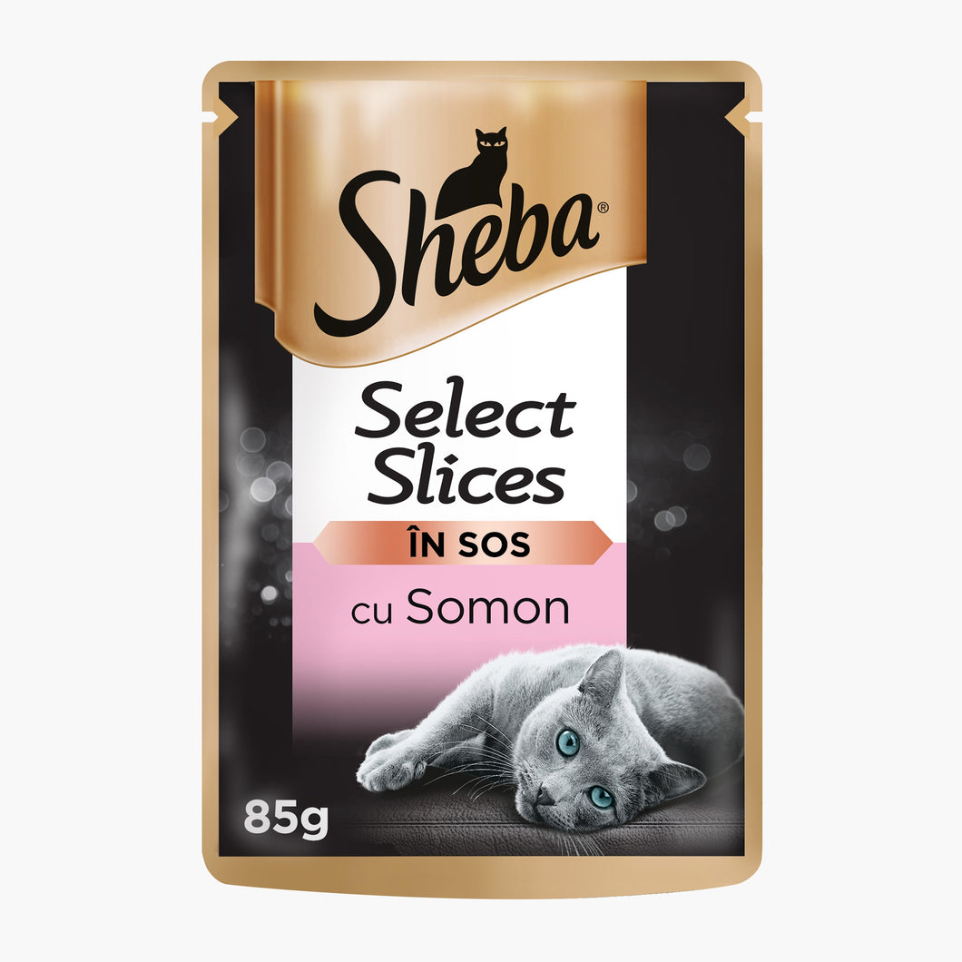 HRANA PENTRU PISICI SHEBA PLIC CU SOMON 85G