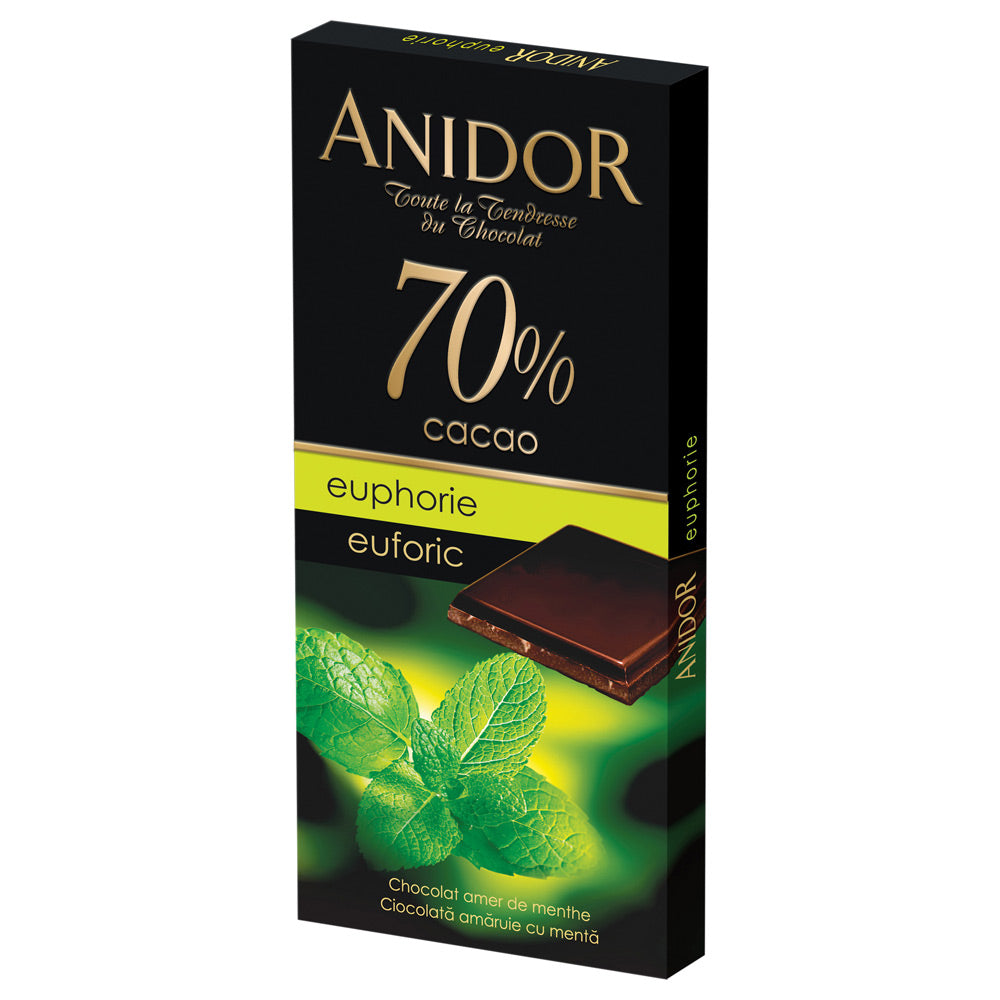 CIOCOLATA ANIDOR MENTA CACAO 70% 85G