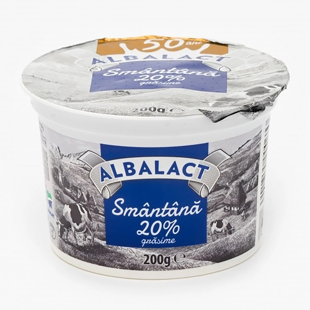 SMANTANA ALBALACT 20% GRASIME 200G