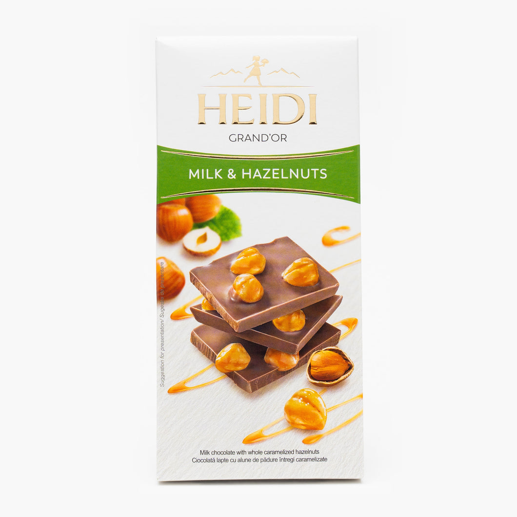 CIOCOLATA HEIDI MILK&HAZELNUTS 80G