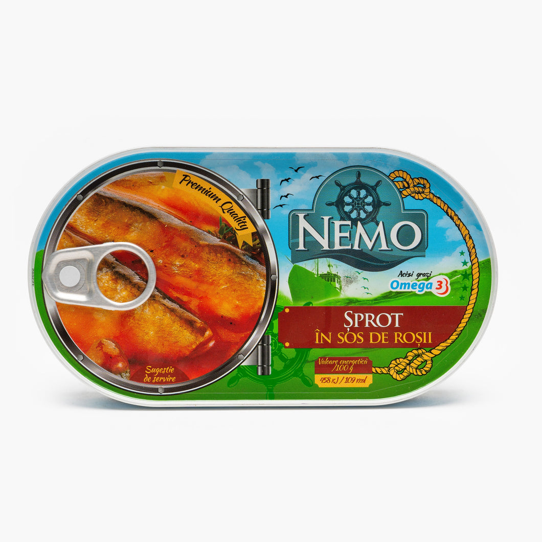 SPROT NEMO IN SOS DE ROSII 170G