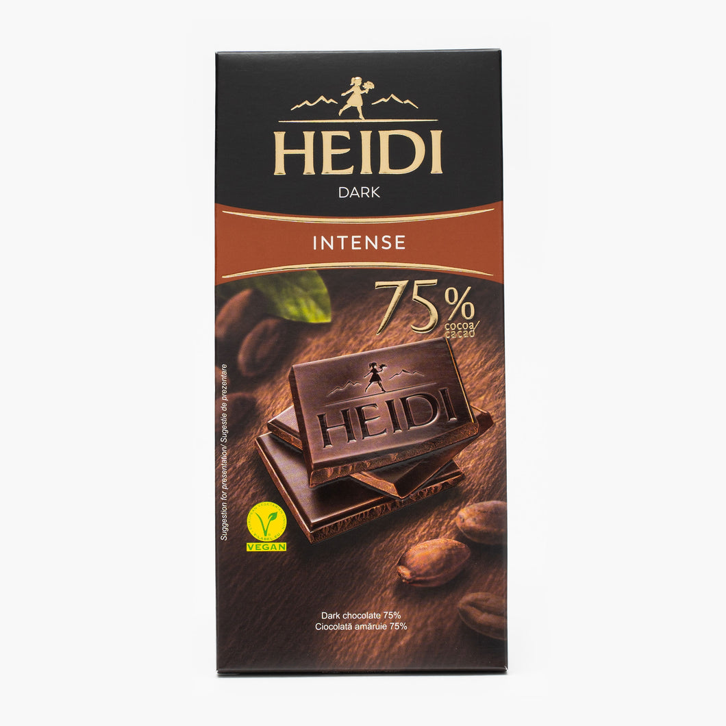 CIOCOLATA HEIDI DARK INTENSE 75% 80G