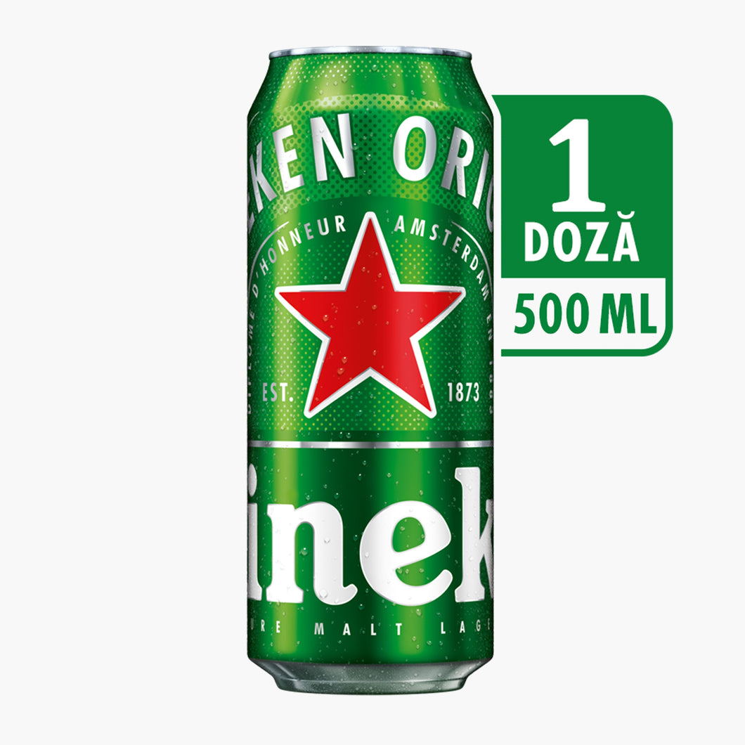 BERE CU ALCOOL HEINEKEN DOZA 0.5L
