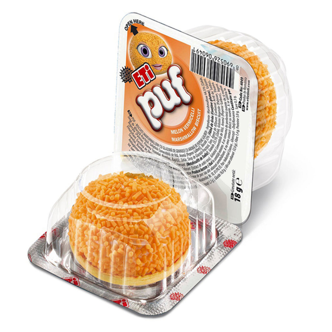 BISCUIT ETI PUF PEPENE GALBEN 18G