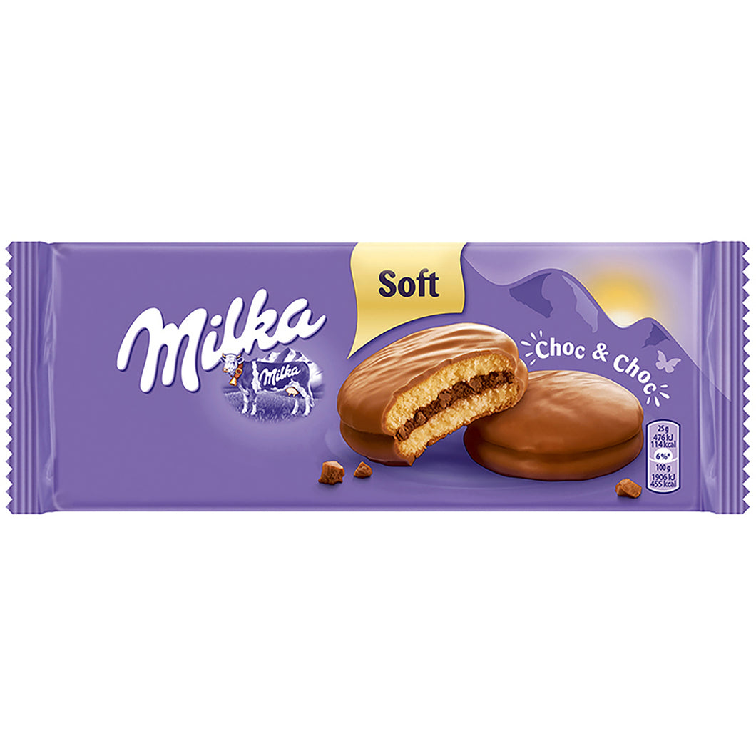 BISCUITI MILKA CHOC AND CHOC 150G