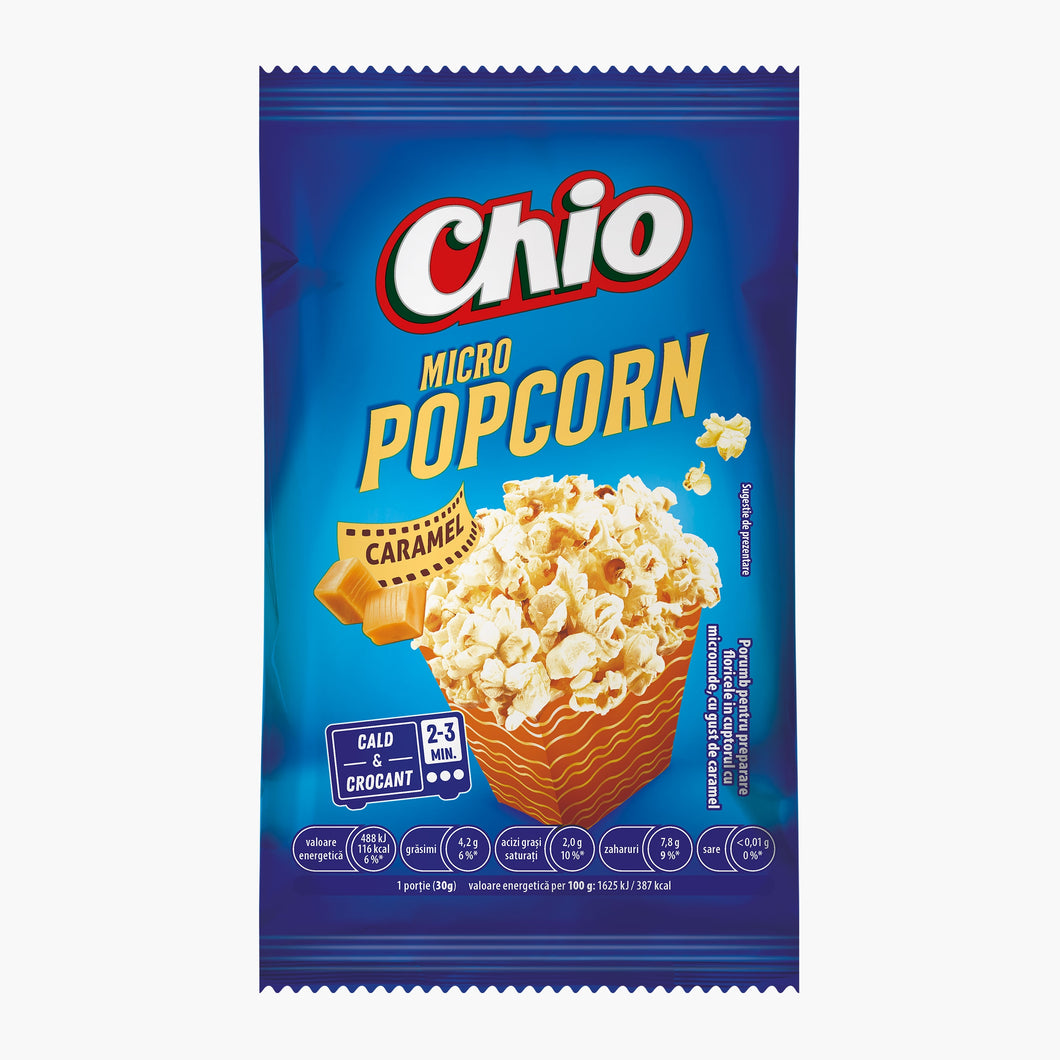 POPCORN CHIO MICROUNDE CARAMEL 90G