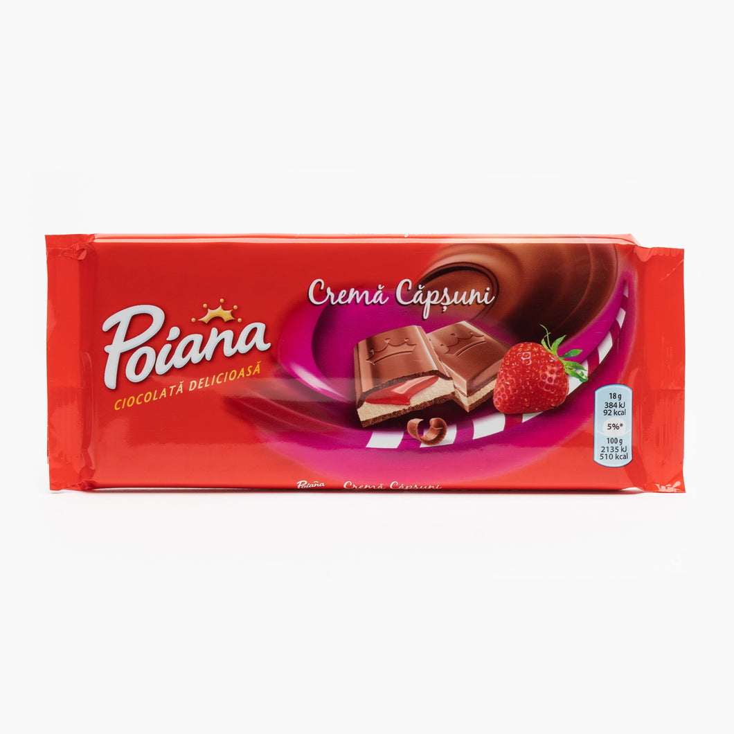 CIOCOLATA POIANA CREMA CAPSUNI 90G