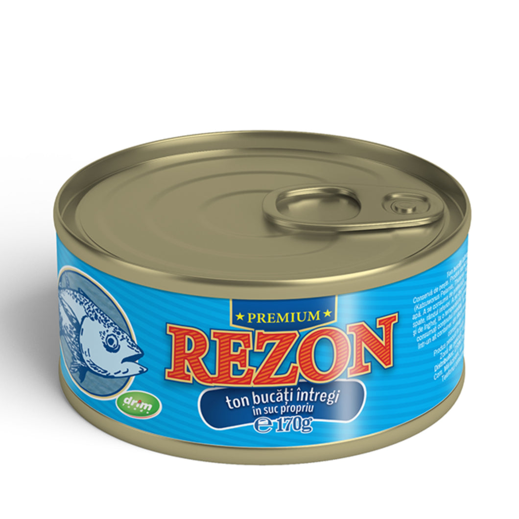 TON REZON IN BUCATI INTREG IN SUC PROPRIU 160G