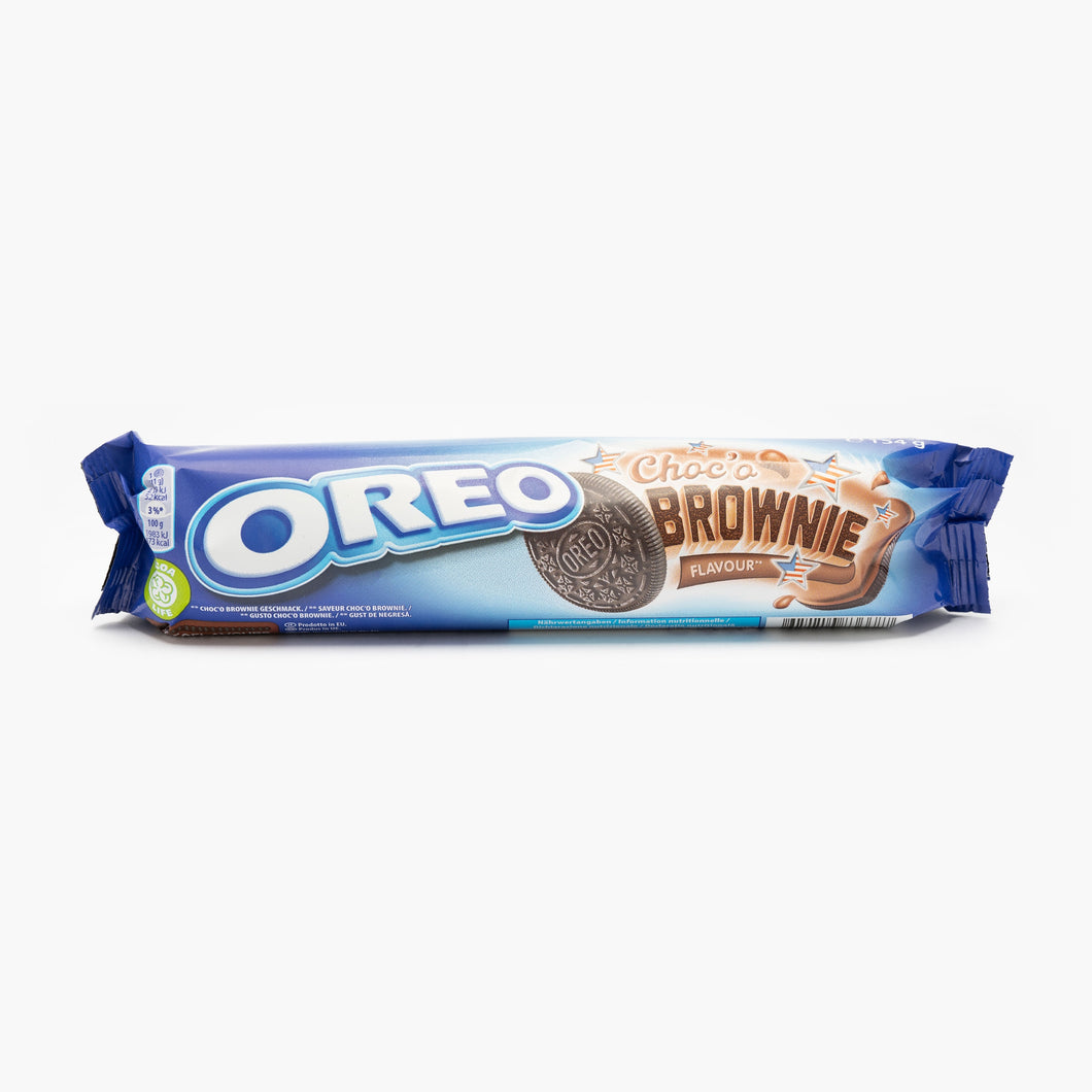 BISCUITI OREO CHOCO BROWNIE 154G