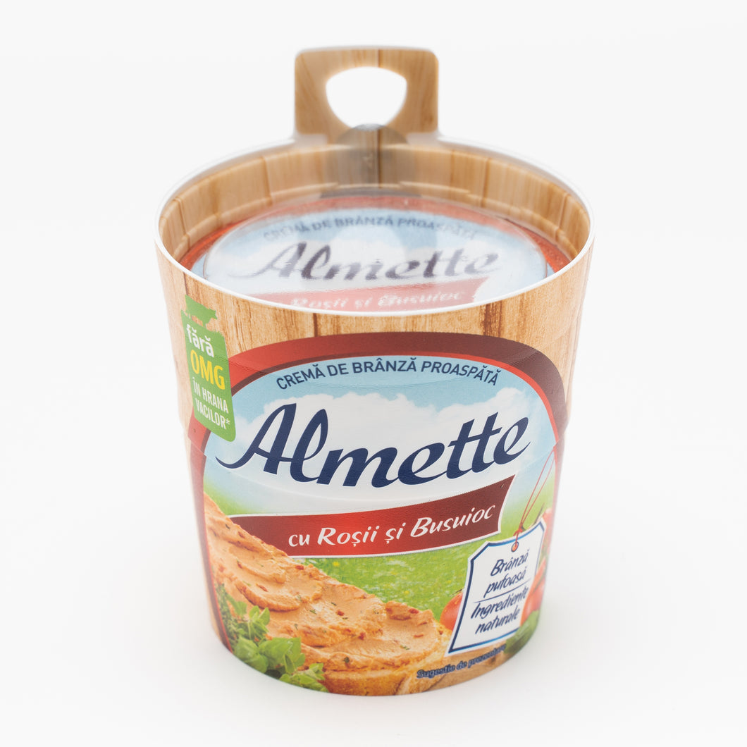 CREMA DE BRANZA ALMETTE ROSII SI BUSUIOC 150 G