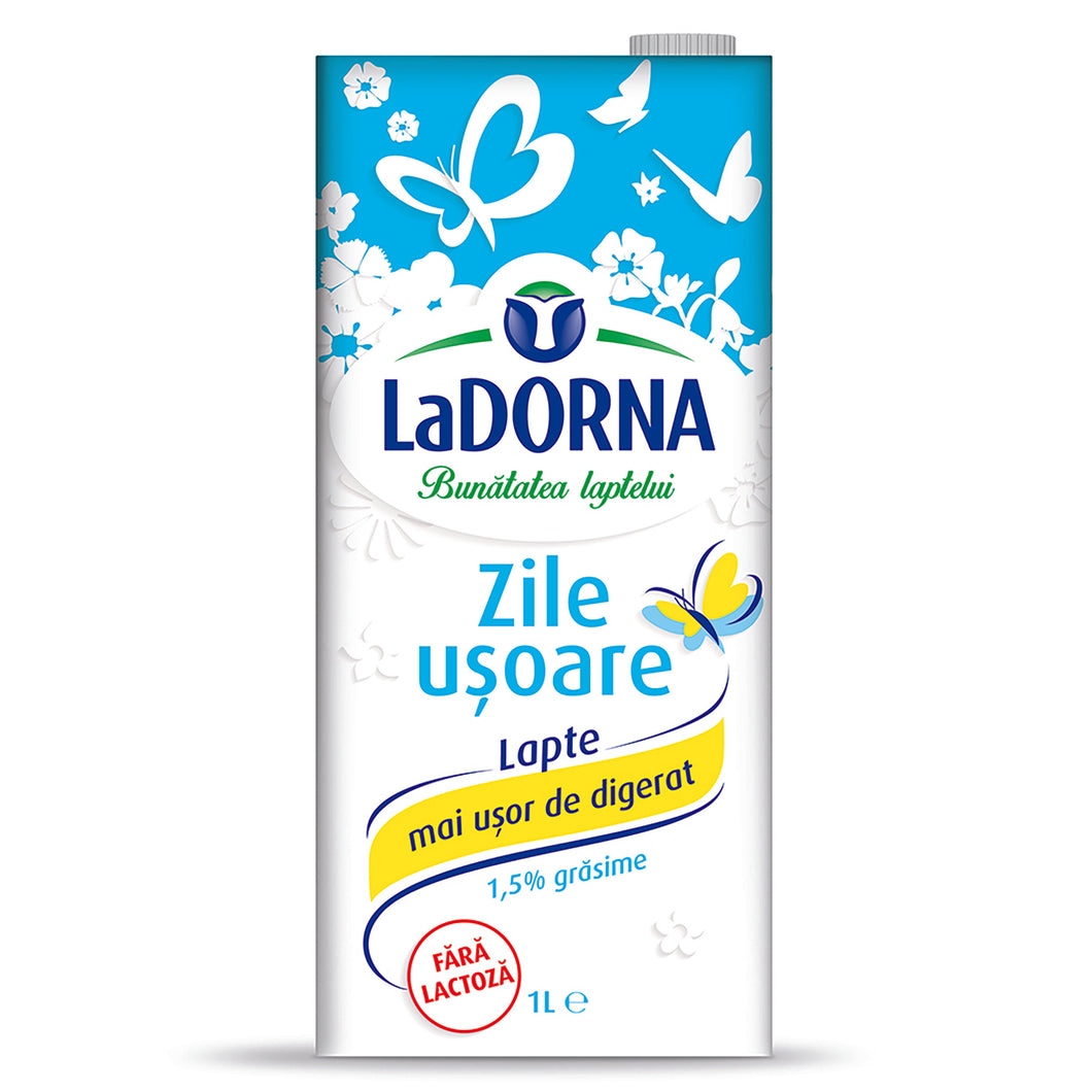 LAPTE LA DORNA ZILE USOARE 1,5%  1L