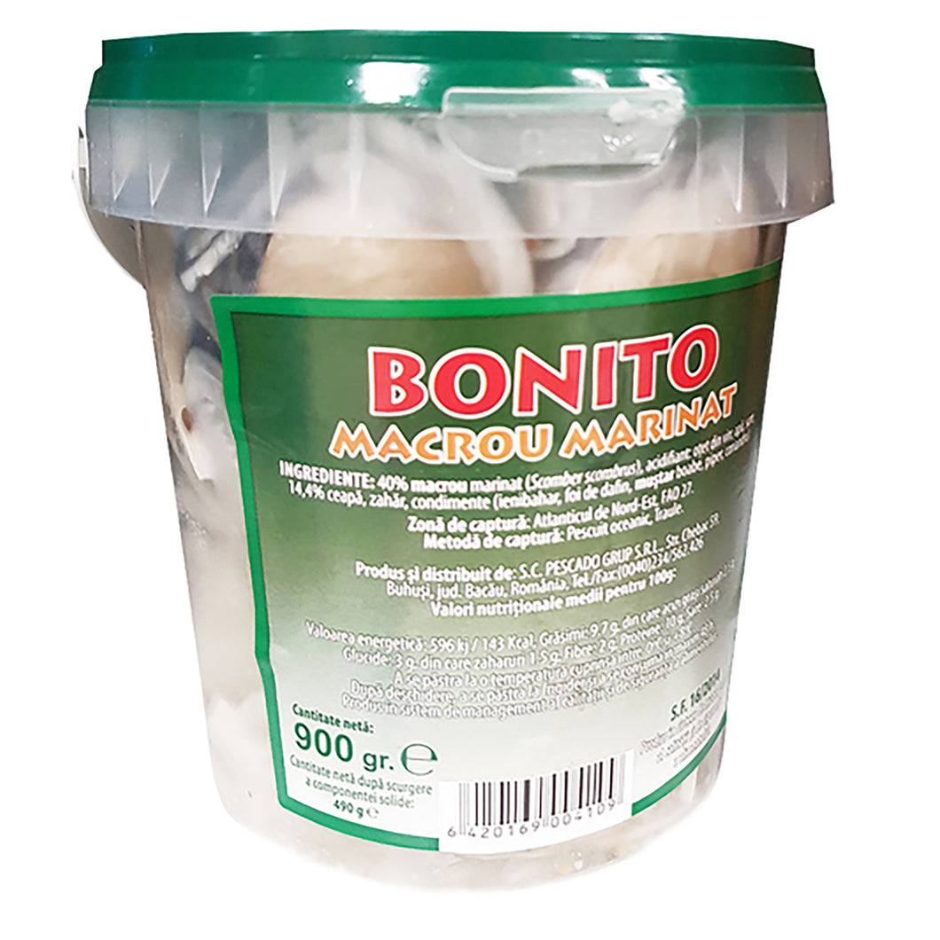 MACROU MARINAT BONITO CU LEGUME 900G