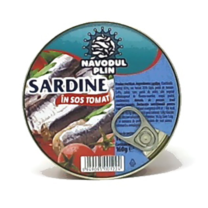 SARDINE NAVODUL PLIN IN SOS TOMAT 160G